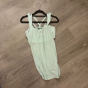 LuluLemon Teal Razor Back Tank